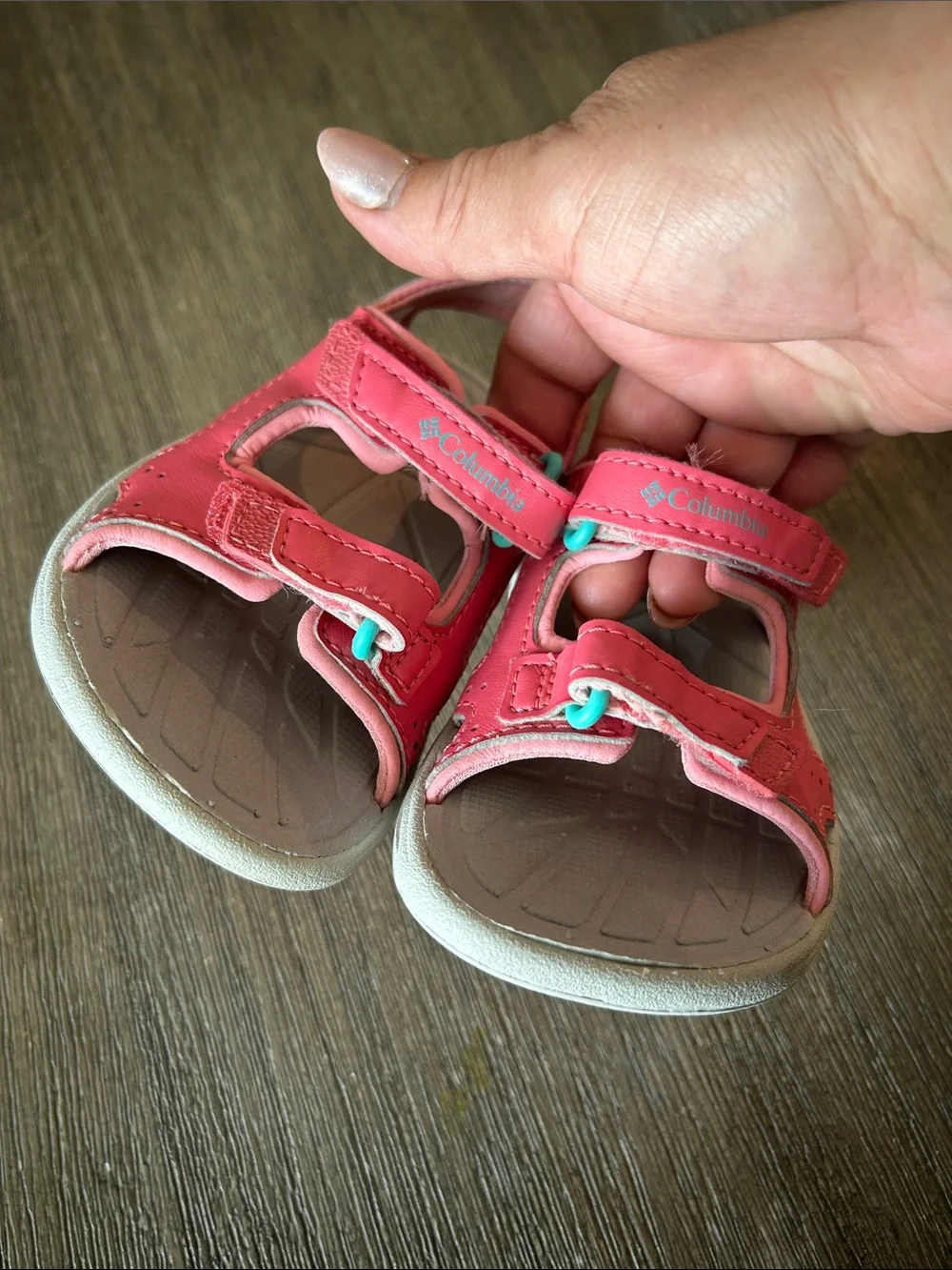 Columbia Techsun Vent Toddler Water Sandals, Pink, Like New.